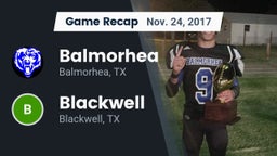 Recap: Balmorhea  vs. Blackwell  2017