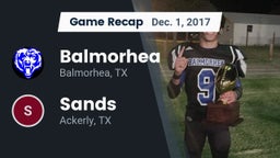 Recap: Balmorhea  vs. Sands  2017