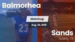 Matchup: Balmorhea High Schoo vs. Sands  2018