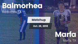 Matchup: Balmorhea High Schoo vs. Marfa  2018