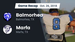 Recap: Balmorhea  vs. Marfa  2018