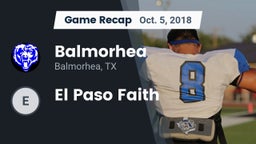 Recap: Balmorhea  vs. El Paso Faith 2018