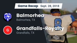 Recap: Balmorhea  vs. Grandfalls-Royalty  2018