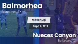 Matchup: Balmorhea High Schoo vs. Nueces Canyon  2019
