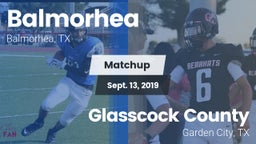 Matchup: Balmorhea High Schoo vs. Glasscock County  2019