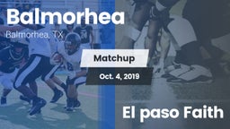Matchup: Balmorhea High Schoo vs. El paso Faith 2019