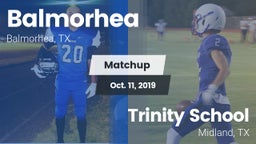 Matchup: Balmorhea High Schoo vs. Trinity School  2019