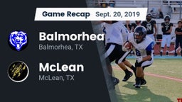 Recap: Balmorhea  vs. McLean  2019