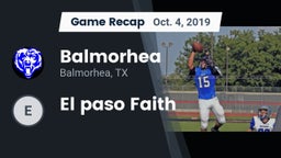 Recap: Balmorhea  vs. El paso Faith 2019