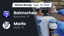 Recap: Balmorhea  vs. Marfa  2020