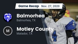 Recap: Balmorhea  vs. Motley County  2020