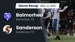 Recap: Balmorhea  vs. Sanderson  2021