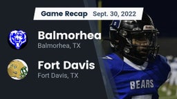 Recap: Balmorhea  vs. Fort Davis  2022