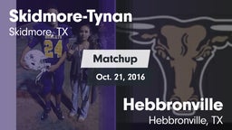Matchup: Skidmore-Tynan High vs. Hebbronville  2016