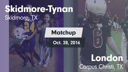 Matchup: Skidmore-Tynan High vs. London  2016