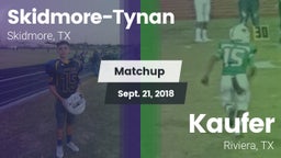 Matchup: Skidmore-Tynan High vs. Kaufer  2018