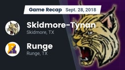 Recap: Skidmore-Tynan  vs. Runge  2018