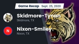 Recap: Skidmore-Tynan  vs. Nixon-Smiley  2020