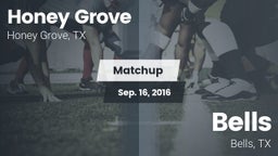 Matchup: Honey Grove High vs. Bells  2016