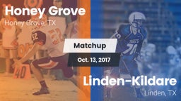 Matchup: Honey Grove High vs. Linden-Kildare  2017
