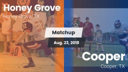 Matchup: Honey Grove High vs. Cooper  2018