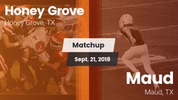 Matchup: Honey Grove High vs. Maud  2018