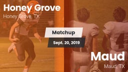 Matchup: Honey Grove High vs. Maud  2019