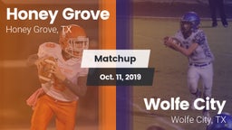 Matchup: Honey Grove High vs. Wolfe City  2019