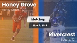 Matchup: Honey Grove High vs. Rivercrest  2019