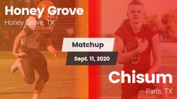 Matchup: Honey Grove High vs. Chisum 2020