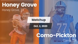 Matchup: Honey Grove High vs. Como-Pickton  2020