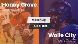Matchup: Honey Grove High vs. Wolfe City  2020