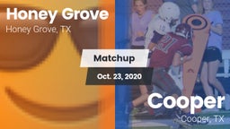 Matchup: Honey Grove High vs. Cooper  2020