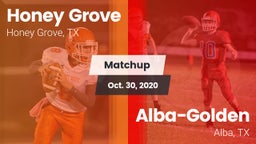 Matchup: Honey Grove High vs. Alba-Golden  2020