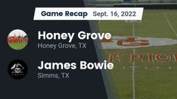Recap: Honey Grove  vs. James Bowie  2022