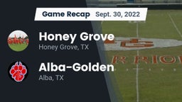 Recap: Honey Grove  vs. Alba-Golden  2022