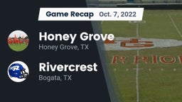 Recap: Honey Grove  vs. Rivercrest  2022