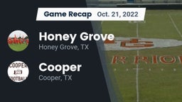 Recap: Honey Grove  vs. Cooper  2022
