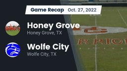 Recap: Honey Grove  vs. Wolfe City  2022