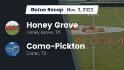 Recap: Honey Grove  vs. Como-Pickton  2022