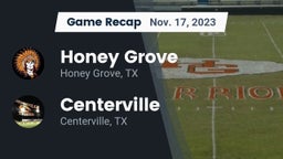 Recap: Honey Grove  vs. Centerville  2023