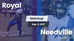 Matchup: Royal  vs. Needville  2017