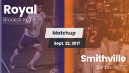 Matchup: Royal  vs. Smithville  2017