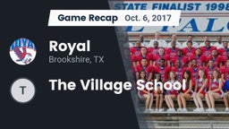 Recap: Royal  vs. The Village School 2017