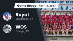 Recap: Royal  vs. WOS 2017