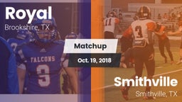 Matchup: Royal  vs. Smithville  2018