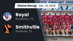 Recap: Royal  vs. Smithville  2018