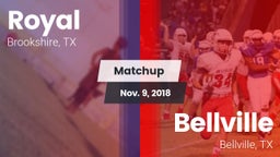 Matchup: Royal  vs. Bellville  2018