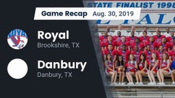 Recap: Royal  vs. Danbury  2019