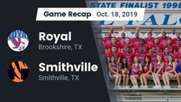 Recap: Royal  vs. Smithville  2019